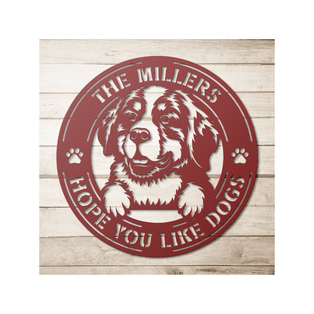 Personalized Garden Dog Metal Sign - Up to 6 Dogs - Gift Idea For Garden/Dog Lovers - And Into The Garden I Go To Lose My Mind And Find My Soul