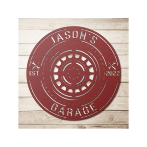Custom Garage Sign, Car Mechanic Sign, Work Shop Sign, Garage Decor, Man Cave Decor, Custom Tire Shop Sign, Car Mechanic Gift