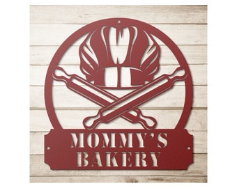 Personalized Bakery Wall Art - Etsy