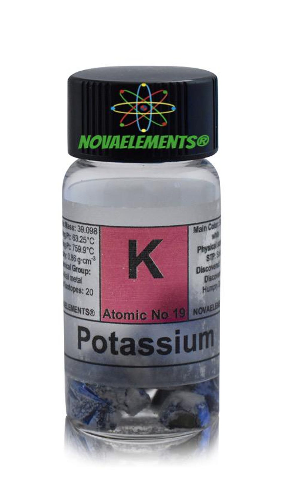 Potassium Metal Element, Periodic Table of Elements, Potassium Metal ...