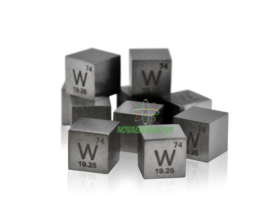 Wolframwürfel 10 X 10 X 10 Mm – 99,95 % Rein, Dichte 19,25 G/cm³, 19,25 G – Metallwürfel Für Elementsammlung & Dichtevergleich