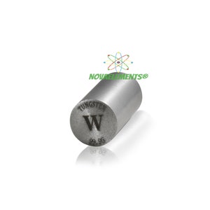 Tungsten metal element 74, Periodic Table of Elements, Tungsten cylinder, Tungsten metal 99.95% 30 grams 20 x 10 mm