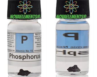 Purple Phosphorus Element 15, Periodic Table of the Elements, Single Piece Purple Phosphorus in Vial with Label 0.1 Grams 99.999% Pure