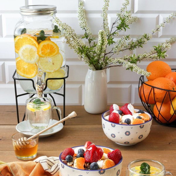 Juice jar with tap and stand 4L, Juice, Water, Lemonade and Iced Tea Jug