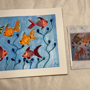 Sweet Little Fish Underwater Scene