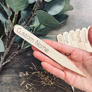 Herb Garden Markers / Plant Markers or Garden Stakes