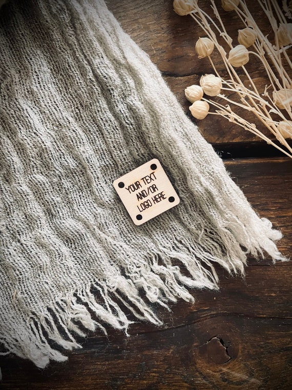 Personalised / Custom Clothing Label Tags, Knitting Crochet