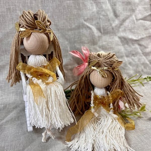 Fairy Macrame Tassel Dolls image 1