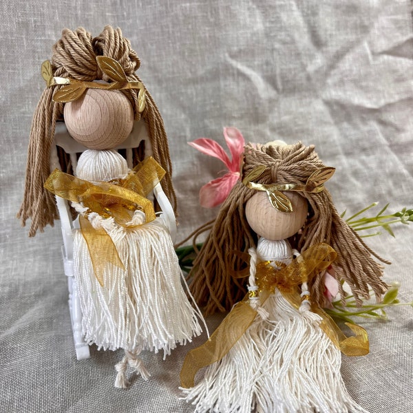 Fairy Macrame Tassel Dolls