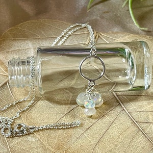 925 Sterling Silver and Ethiopian Opal Necklace