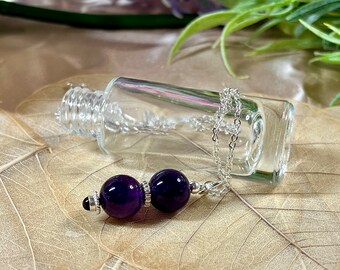 Ketting 925 sterlingzilver en amethist