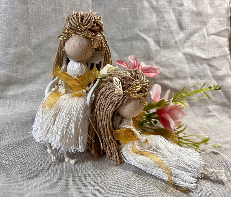 Fairy Macrame Tassel Dolls image 2