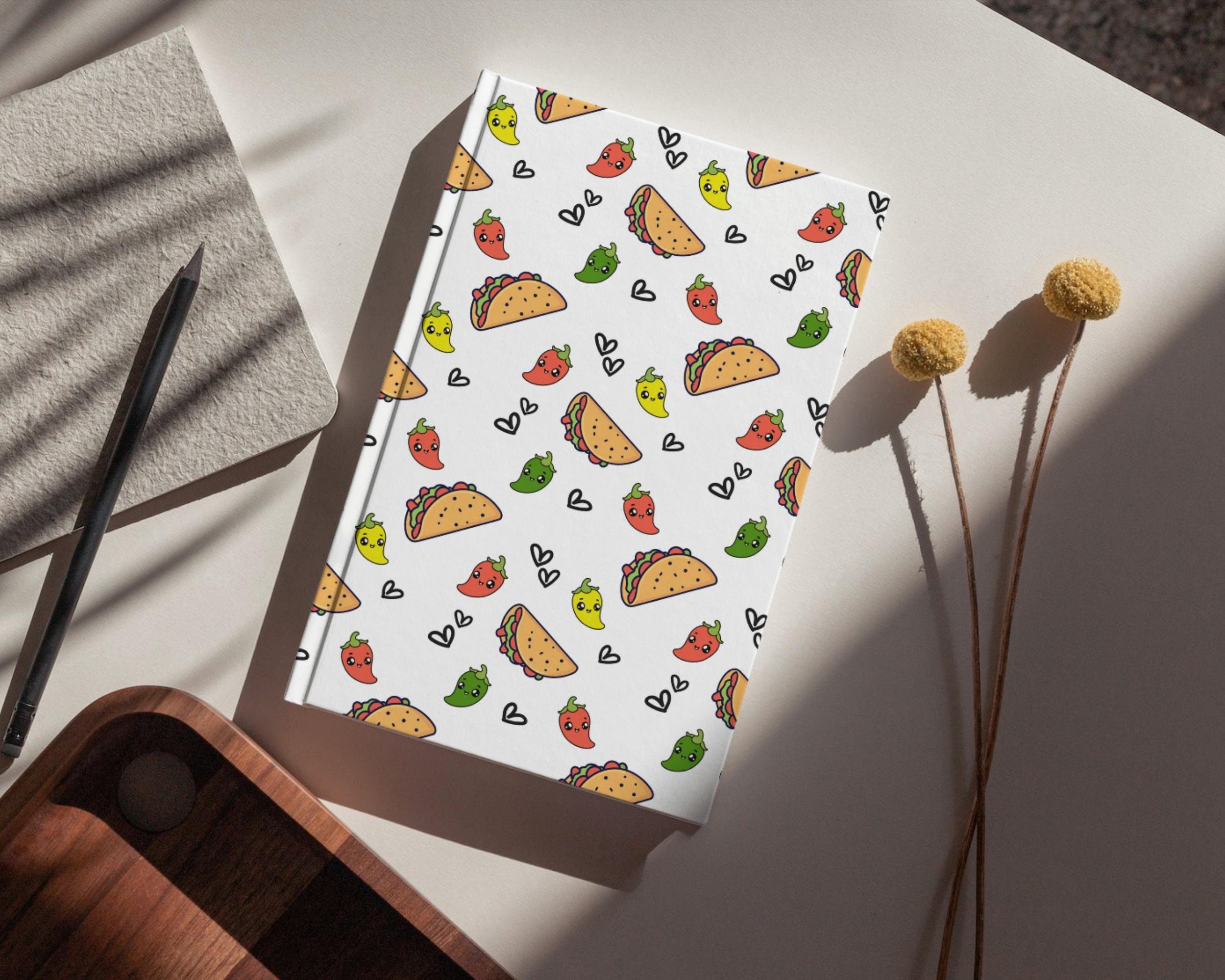 Taco Seamless Pattern Png Chili Peppers and Hearts Design, Digital ...