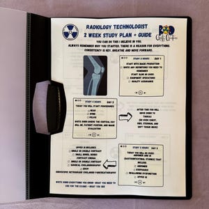 Plan de estudios de 2 semanas + guía para tecnólogo radiológico 2025-2026