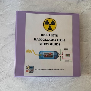 2026 Complete Radiologic Technologist Study Guide Binder