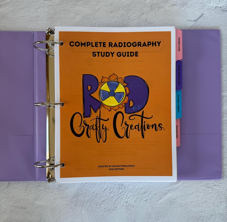 2026 Kompletter Radiologie Technologe Studienführer Sammelmappe Bild 2
