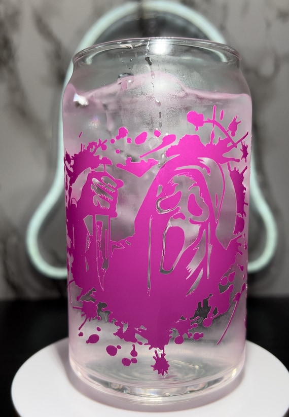 Valentine's Day Scream Ghostface Cold Rose Pink Color Changing