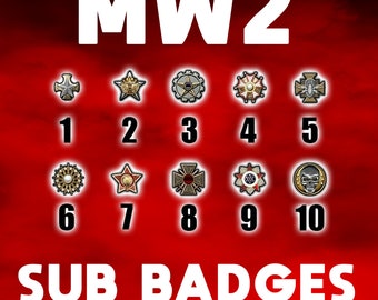 COD MW2 SUB BADGES
