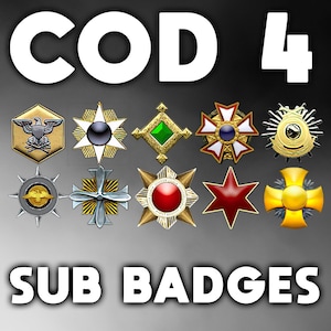 Cod 4 Sub Badges