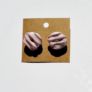 Glazed & Iced Donut Stud