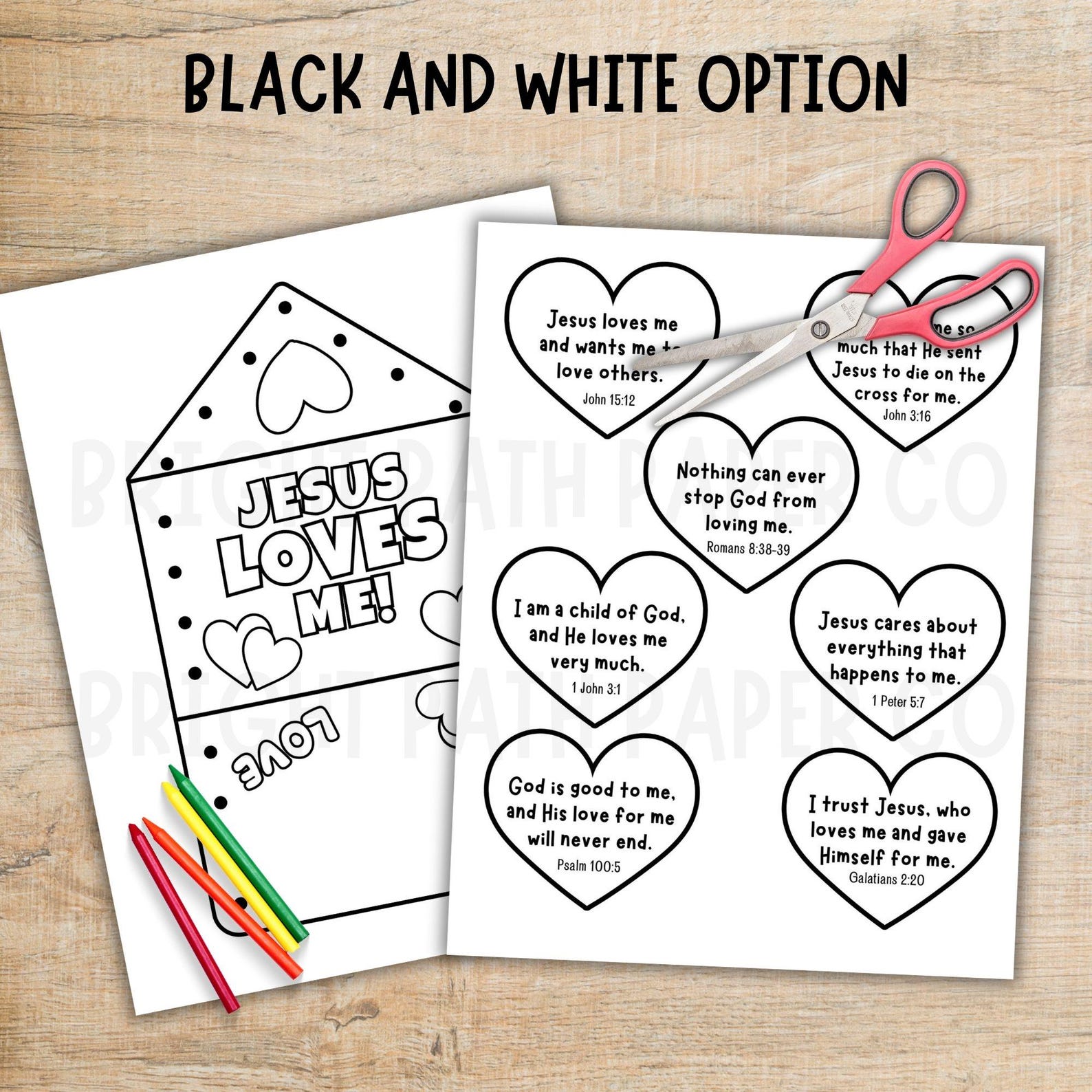 Valentine’s Day Sunday School Bible Craft, Love Notes From Jesus ...