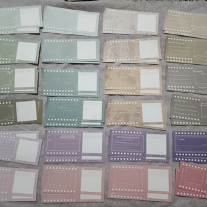 48 stuks Vintage Junk Journal Ephemera Papers Pack|24 patronen|3 kleurtinten|