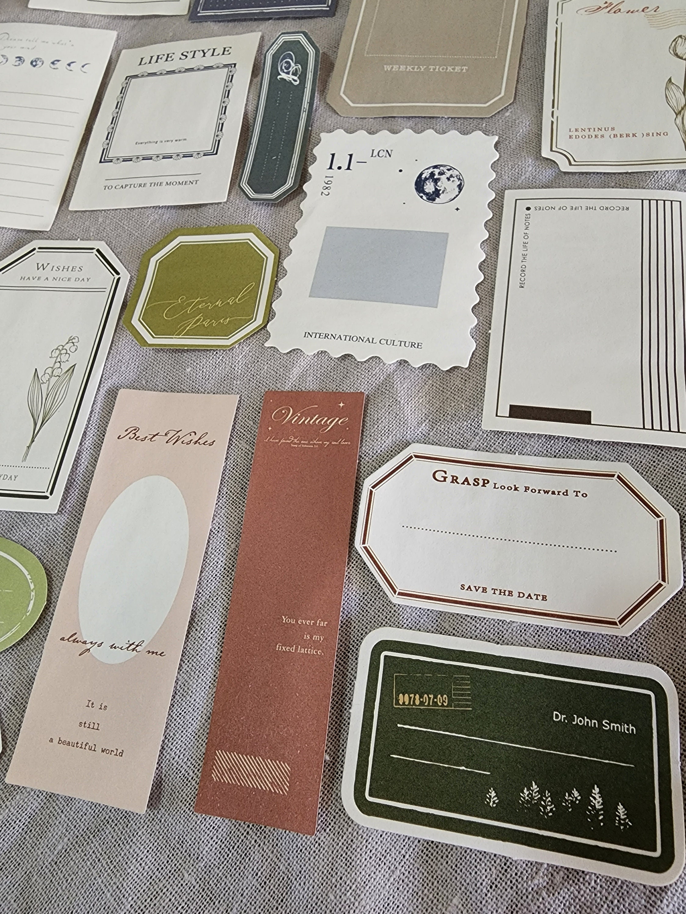 50 Mixed Vintage Junk Journal Ephemera Papers Pack - Etsy Australia