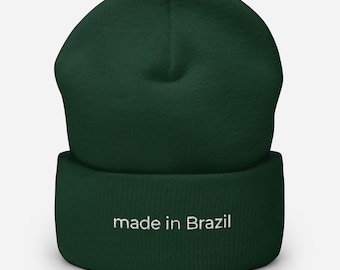 made in Brazil beanie (Portuguese Brazil)