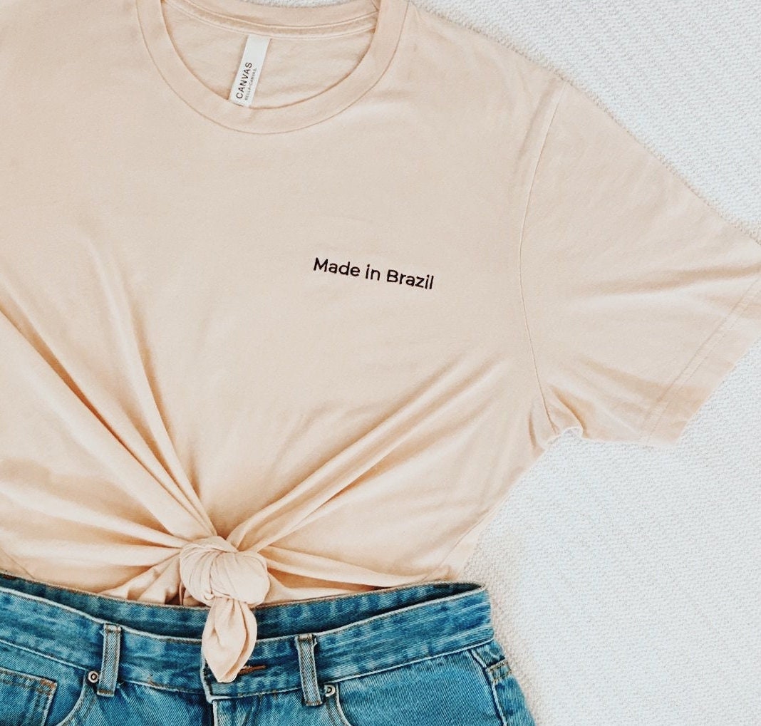 made in brazil unisex tee (Portuguese Brazil)
