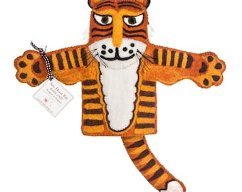Marionnettes à Main Animaux Réalistes - Lion, Tigre, Peluche Lavable Pour Enfants, Jeu éducatif Et Créatif