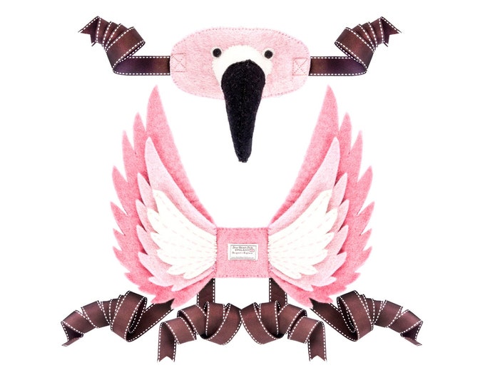 Alice Flamingo Head Dress and Wings