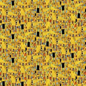 BEJEWELED GOLDEN GEO Abstract Square gold from Cleo Collection by Chong-A Hwang Designer for Timeless Treasures fabrics