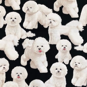 Adorable Puppies Timeless Treasures Fabric by the meter