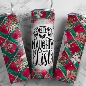 Merry Christmas Tumbler with Straw - Winter Tumbler Christmas Gift For Her - Tumbler for Holiday Gift For Her- Christmas tumbler