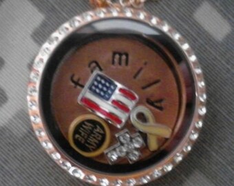 Ensemble Médaillon Origami Owl - Hibou Clouté En Or, Avec Chaîne, Hôtesse Exclusive, Neuf Avec étiquettes