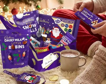 Confezione regalo di cioccolatini Cadbury "Buon Natale"