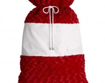 Sacchetto regalo di Natale personalizzato con Babbo Natale
