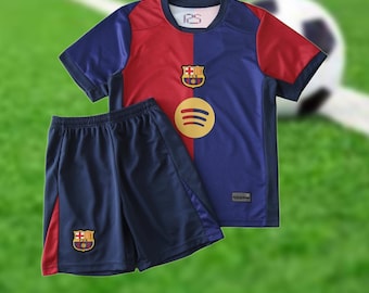 Kids Soccer Jersey Barcelona Kit