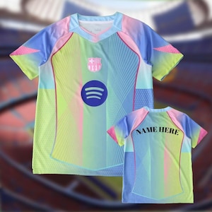 Barcelona | Tie-Dye Concept Jersey | Personalization Available