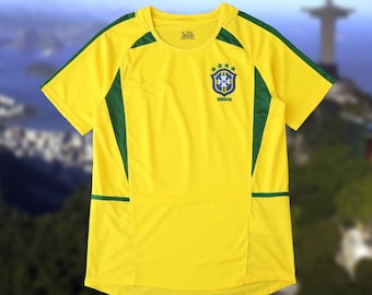 Brazil Jersey | International Soccer | 2002 Home Kit