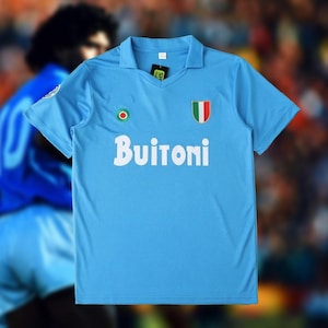 S.C.C Napoli | Retro Vintage | 1987 Jersey | Maradona Jersey