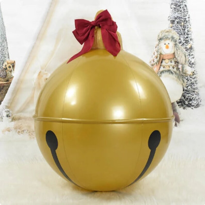 Inflatable Christmas Ball Ornaments Large Xmas Tree Etsy Australia