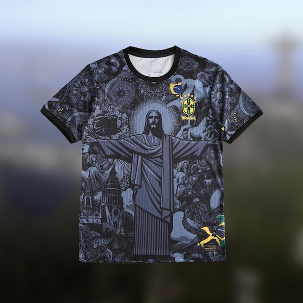 Maglia Brasile Cristo Redentore Brazil Fan Edition Shirt Adulti
