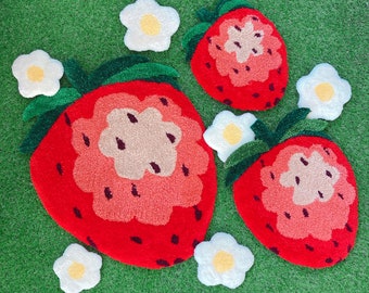 Strawberry rug