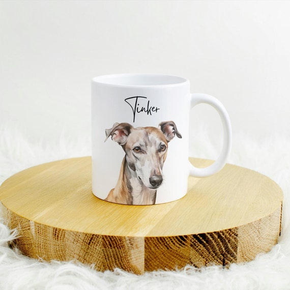 Personalized Greyhound Mug: Dog Lover Gift UK
