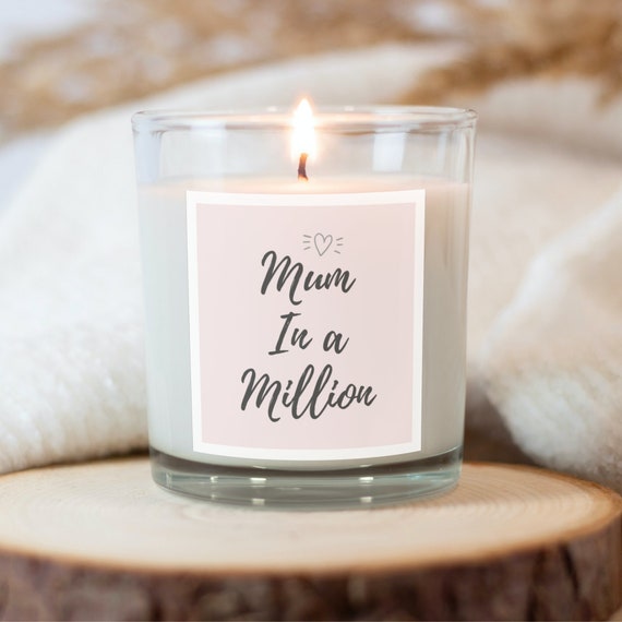 Mum in a Million Candle Mothers Day Candles Gifts for Mum Etsy UK
