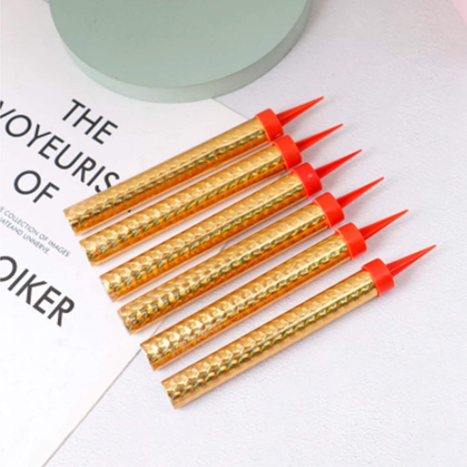 6Pcs Of Sparkling CandlesBirthday Cake Flame CandlesParty Etsy