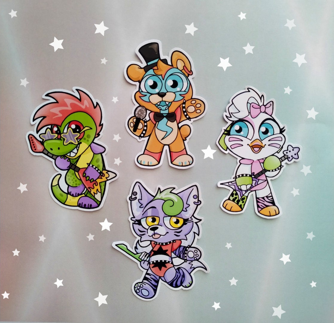Five Nights at Freddy's Stickers: Security Breach - Etsy
