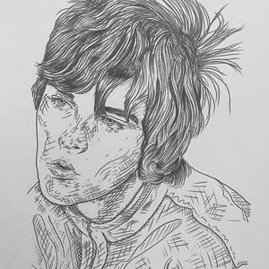 Ian Brown drawing