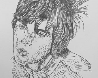 Ian Brown drawing